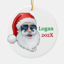 Search for sunglasses christmas tree decorations Santa