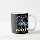 Search for autism son mugs Brain