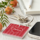 Search for double sided key rings Red