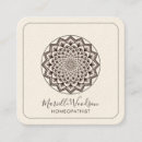 Search for symmetry business cards Mandala