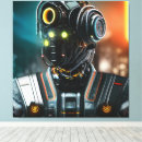 Search for artificial canvas prints Robots