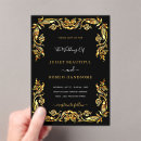 Search for black owned invitations Black and gold