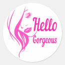 Search for hello gorgeous stickers Typography