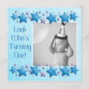 Search for look whos turning invitations Boy