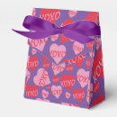 Search for valentine favour boxes Xoxo