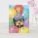 Search for yorkie birthday cards Puppy