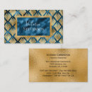 Search for blue metal business cards Metallic