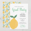 Search for lemons graduation invitations Yellow