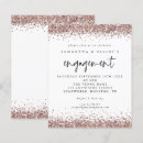 Search for rose gold and white invitations Trendy