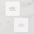 Search for casual business cards Minimalist