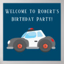 Search for police birthday Red