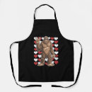 Search for sasquatch aprons Heart