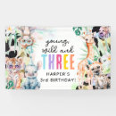 Search for young wild and three banners Jungle