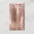 Search for rose gold metal business cards Glam