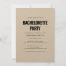 Search for simple hens party invitations Minimalist