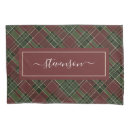 Search for christmas plaid pillowcases Green