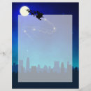 Search for santa letterhead stationery paper Sleigh