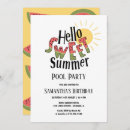 Search for pool party invitations Splish splash splosh