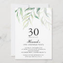 Search for rustic 30th birthday invitations Calligraphy