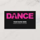 Search for dance fitness business cards Choreographer