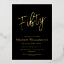 Search for milestone 50th birthday invitations Fifty