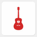 Search for acoustic guitar strings stickers Band