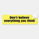 Search for everything bumper stickers Believe