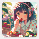 Search for strawberry girl stickers Pink