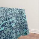 Search for peacock blue tablecloths William morris
