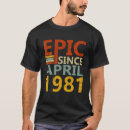 Search for born in 1981 tshirts April