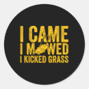 Search for mowing lawn stickers Grass cutting