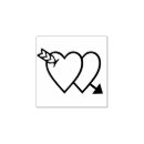 Search for heart arrow rubber stamps Hearts