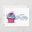 Search for colourful cupcake postcards Fun