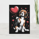 Search for beagle valentines day cards Pink