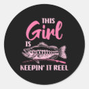 Search for fishing girl stickers Hunting