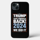 Search for trump for president iphone cases America