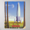 Search for retro space travel posters Rocket