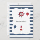 Search for nautical thank you cards Red