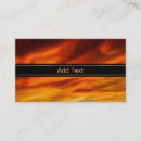 Search for cloud business cards Sunrise