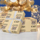 Search for funny cat wrapping paper Humor