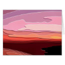 Search for abstract sunset cards Pink