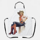 Search for western cowgirl aprons Rustic