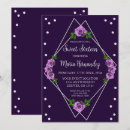 Search for purple and silver sweet 16 invitations 16th birthday