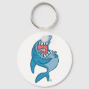 Search for cartoon sharks key rings Blue
