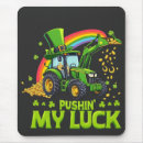Search for funny st patrick day mousepads Lucky charm