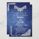 Search for denim and pearls invitations Lace