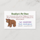Search for bear business cards Cartoon