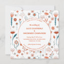 Search for flowers wedding invitations Pink
