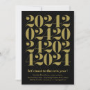 Search for countdown party invitations Gold