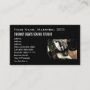 Search for music industry business cards Musicians